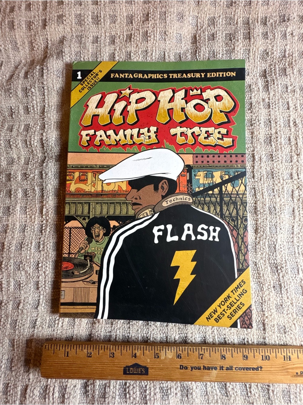 Hip Hop Family Tree Flash Comic Book - Black & Yellow